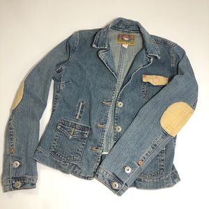 Vintage ZB Jeans Hippie Boho Jean Jacket Blazer